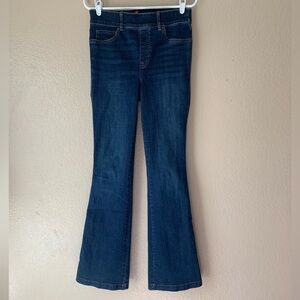 SPANX Denim Flare Leg Comfort Stretch Pull On Jeans Size M